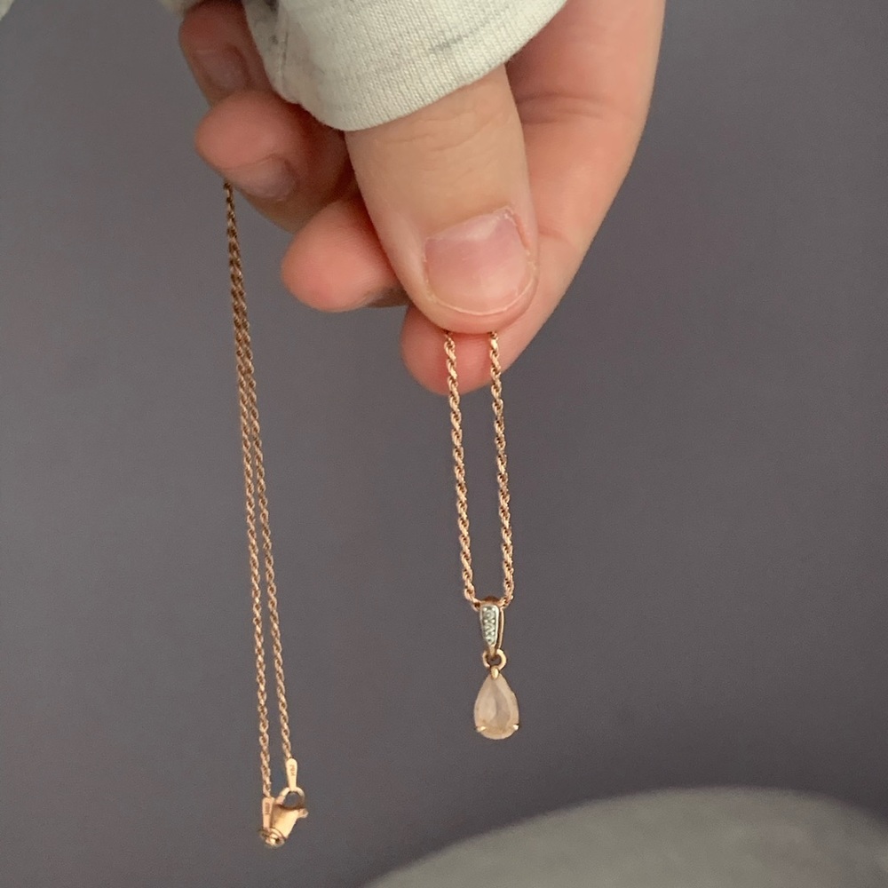10k Rose Gold Morganite Pendant - Zales